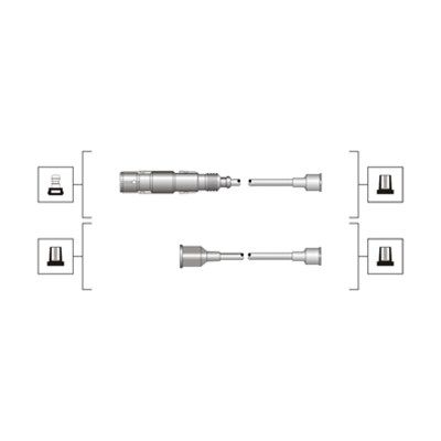 MAGNETI MARELLI Süütesüsteemikomplekt 941319170036